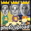 Upload photographs to make your own Christmas nativity