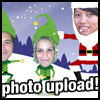 Christmas eCard with a dancing santa and elves