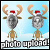 Fun Christmas ecard featuring three dancing reign deer