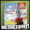 Happy Birthday eCard featuring the recipient as a top golfer!