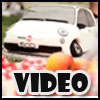Video eCard showing a car from the Fiat