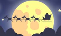 Flat Reindeer eCard