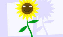 Sunflower friend eCard