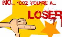No (U Loser) eCard